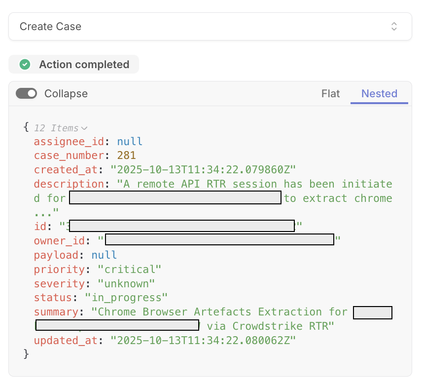 Create Tracecat Case