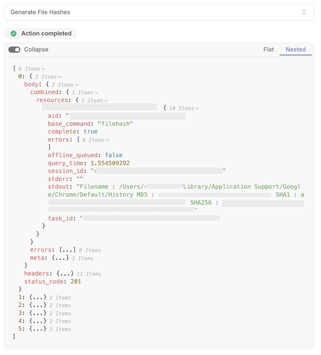 generate file hashes